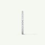 0.74 TCW Round Cut Lab-Grown Diamond Full Eternity Wedding Band