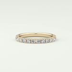 0.84 TCW Round Shaped Lab Grown Diamond Wedding Band