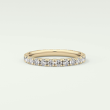 0.84 TCW Round Shaped Lab Grown Diamond Wedding Band