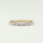 0.84 TCW Round Shaped Lab Grown Diamond Wedding Band