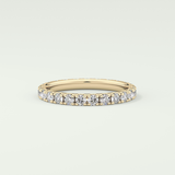 0.84 TCW Round Shaped Lab Grown Diamond Wedding Band