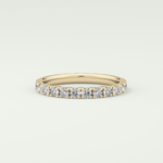 0.84 TCW Round Shaped Lab Grown Diamond Wedding Band