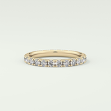 0.84 TCW Round Shaped Lab Grown Diamond Wedding Band