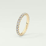 0.84 TCW Round Shaped Lab Grown Diamond Wedding Band