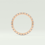 0.84 TCW Round Shaped Lab Grown Diamond Wedding Band