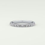 0.84 TCW Round Shaped Lab Grown Diamond Wedding Band