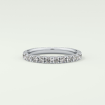 0.84 TCW Round Shaped Lab Grown Diamond Wedding Band