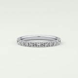 0.84 TCW Round Shaped Lab Grown Diamond Wedding Band