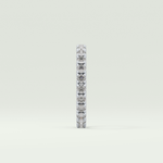 0.84 TCW Round Shaped Lab Grown Diamond Wedding Band