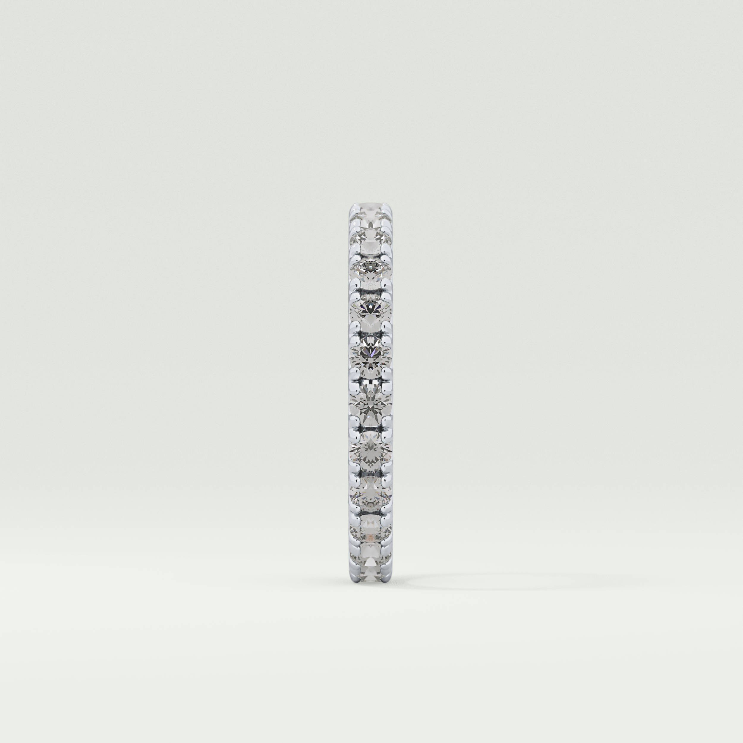 0.84 TCW Round Shaped Lab Grown Diamond Wedding Band
