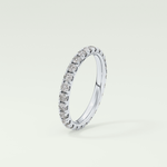 0.84 TCW Round Shaped Lab Grown Diamond Wedding Band