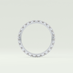 0.84 TCW Round Shaped Lab Grown Diamond Wedding Band
