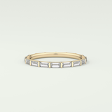 1.02 TCW Baguette Cut Lab Grown Diamond Wedding Band