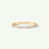 1.02 TCW Baguette Cut Lab-Grown Diamond Full Eternity Wedding Band