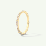 1.02 TCW Baguette Cut Moissanite Full Eternity Wedding Band