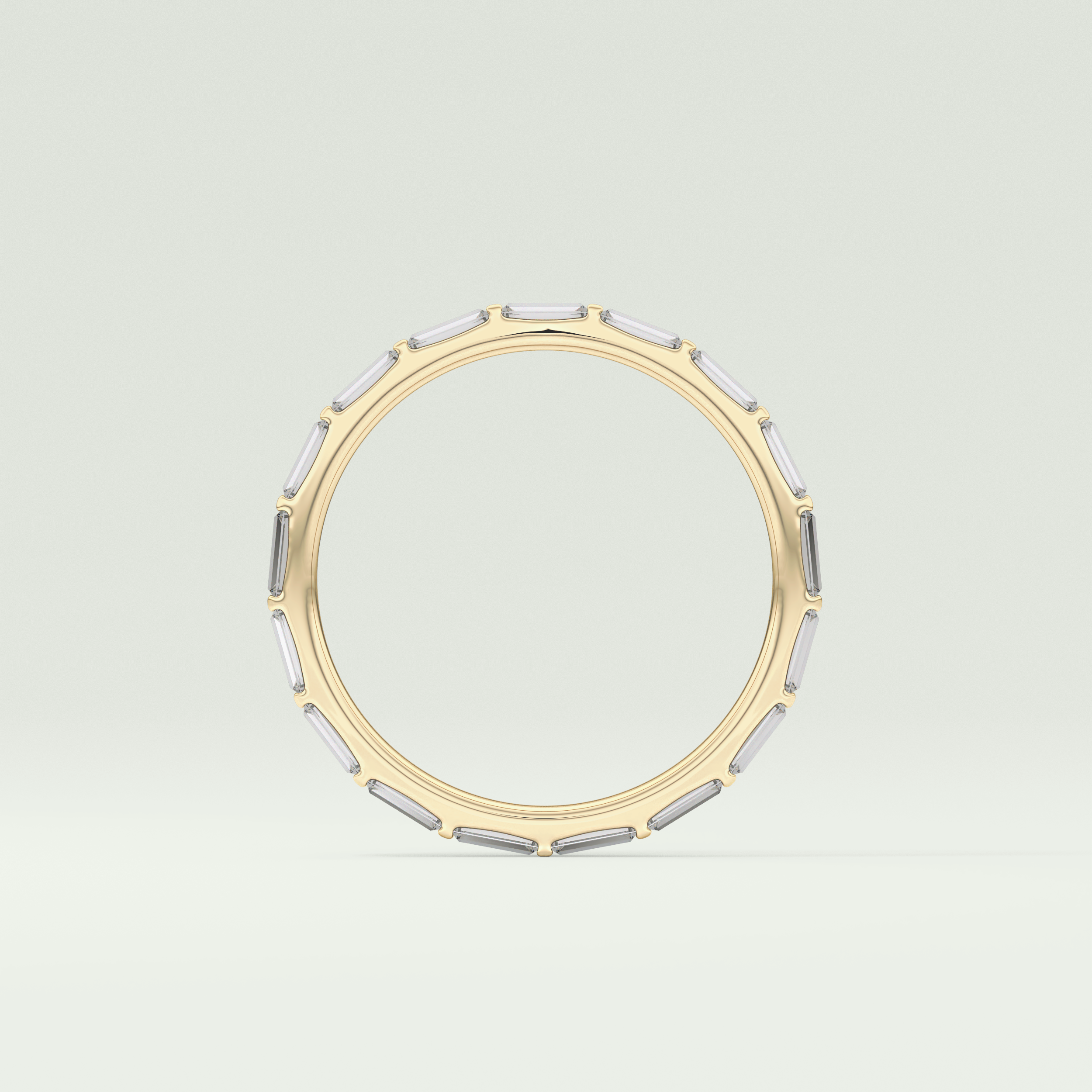1.02 TCW Baguette Cut Lab Grown Diamond Wedding Band