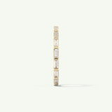 1.02 TCW Baguette Cut Moissanite Full Eternity Wedding Band