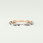1.02 TCW Baguette Cut Lab Grown Diamond Wedding Band