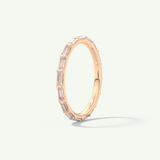 1.02 TCW Baguette Cut Moissanite Full Eternity Wedding Band