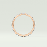 1.02 TCW Baguette Cut Lab Grown Diamond Wedding Band