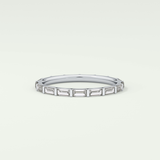 1.02 TCW Baguette Cut Lab Grown Diamond Wedding Band