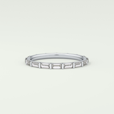 1.02 TCW Baguette Cut Lab Grown Diamond Wedding Band