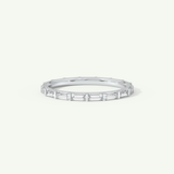 1.02 TCW Baguette Cut Lab-Grown Diamond Full Eternity Wedding Band