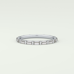 1.02 TCW Baguette Cut Lab Grown Diamond Wedding Band