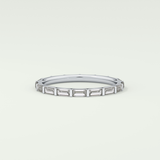 1.02 TCW Baguette Cut Lab Grown Diamond Wedding Band