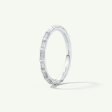 1.02 TCW Baguette Cut Lab-Grown Diamond Full Eternity Wedding Band