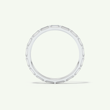 1.02 TCW Baguette Cut Moissanite Full Eternity Wedding Band
