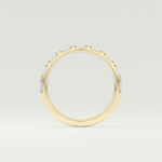 0.54 TCW Baguette Shaped Lab Grown Diamond Wedding Band