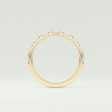 0.54 TCW Baguette Shaped Lab Grown Diamond Wedding Band