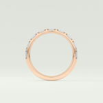 0.54 TCW Baguette Shaped Lab Grown Diamond Wedding Band