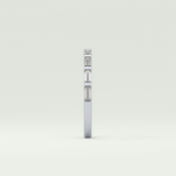 0.54 TCW Baguette Shaped Lab Grown Diamond Wedding Band