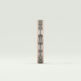 1.87 TCW Baguette Cut Lab-Grown Diamond Full Eternity Wedding Band