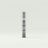 1.87 TCW Baguette Cut Lab-Grown Diamond Full Eternity Wedding Band