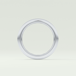 1.87 TCW Baguette Shaped Moissanite Wedding Band