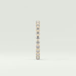 0.69 TCW Round Shaped Diamond Eternity Moissanite Wedding Band