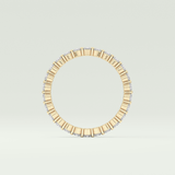 0.69 TCW Round Shaped Diamond Eternity Moissanite Wedding Band