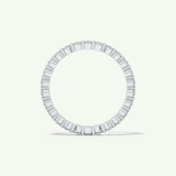 0.69 TCW Round Cut Lab-Grown Diamond Full Eternity Wedding Band