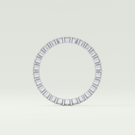 0.69 TCW Round Shaped Diamond Eternity Moissanite Wedding Band