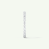 0.69 TCW Round Cut Lab-Grown Diamond Full Eternity Wedding Band