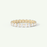 2.1 TCW Round Cut Lab-Grown Diamond Full Eternity Wedding Band