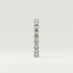 2.1 TCW Round Shaped Moissanite Wedding Band