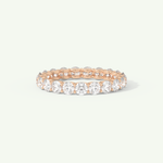 2.1 TCW Round Cut Lab-Grown Diamond Full Eternity Wedding Band