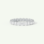 2.1 TCW Round Cut Lab-Grown Diamond Full Eternity Wedding Band