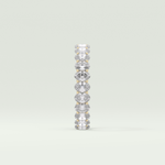 3.15 TCW Oval Shaped Moissanite Wedding Band