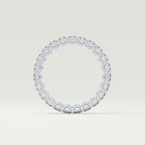 4.6 TCW Emerald Shaped Moissanite Wedding Band