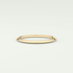 Knife Edge Shank Wedding Band